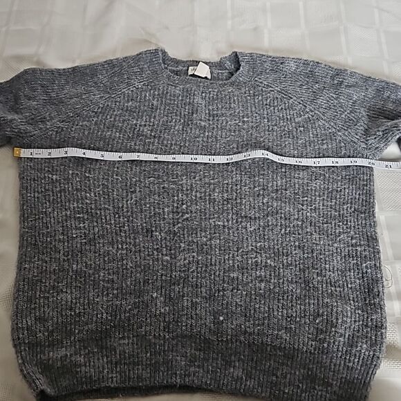 Style & Co. Knitted Long Sleeves Sweater Small Gray - Picture 7 of 16